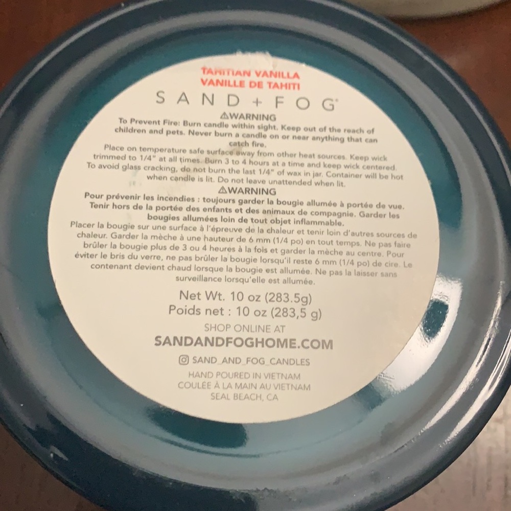 Tahitian Vanilla Candle LAST ONE!!! - Picture 3 of 4